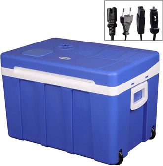Woltu Woltu Frigo Portatile 50l Mini Frigorifero Minifrigo Per Ufficio Campeggio Auto Blu.classe Di Efficienza Energetica E