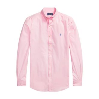 Polo Ralph Lauren Casual Shirts, male, Pink, Size: L Pink Shirt Collection
