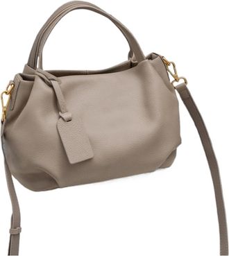 Generic Womens Shoulder Crossbody Bag Female Brand Tote Ladies Soft Cowhide Handbag, Compatible For Woman(Grey)