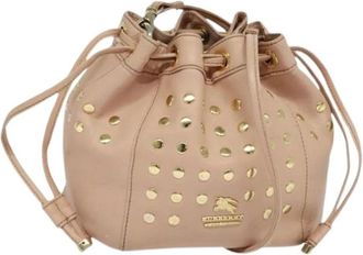 Burberry Tweedehands leren schoudertassen - Dames - Vintage Tas - Roze - ONE Size - Vintage