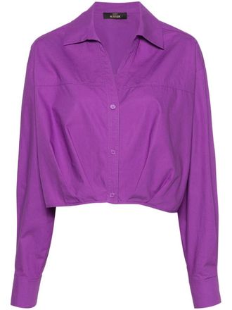 Twin-Set Camicia crop - Viola