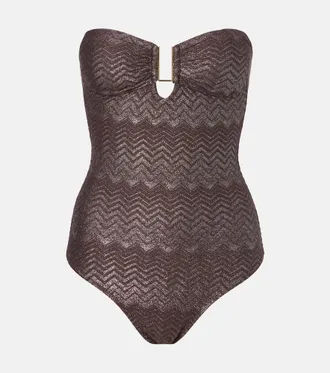 Melissa Odabash Costume intero Argentina con lam&eacute;