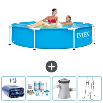 Intex Piscina Con Estructura Redonda - 244x51 Cm - 7-piezas Scb6