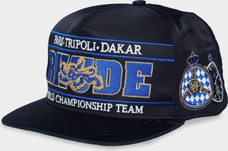 Rhude Men & apos;s Chrono Logo-Embroidered Trucker Hat