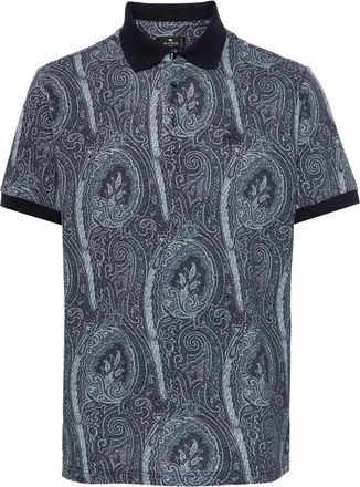 Etro Paisley-print Polo Shirt