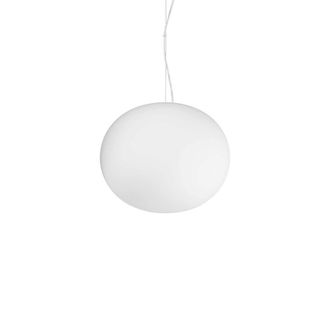 Netlighting Cotton Globe Pendant Ceiling Light White 30cm
