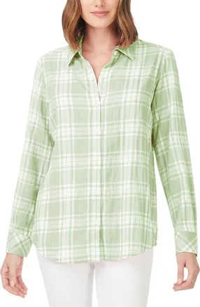 Foxcroft Rhea Plaid Shirt