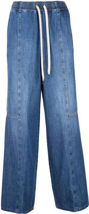 Department Five Cotton Wide Leg Jeans - Blue