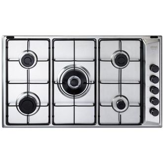 DeLonghi Placa De Cocina De Acero Inoxidable Empotrada Delonghi Fla 59 Dd 86 Cm A Gas 5 Fuegos