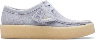 Clarks Mens Wallabee Cup Suede Boat Shoes in Grey - Size UK 7.5