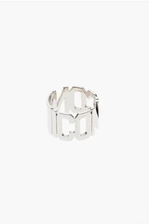 Dsquared2 ICON Brass Ring with Lettering Logo size L