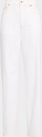 Fabiana Filippi Straight-Leg Stretch Denim Jeans