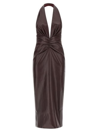 Andamane Maroon Zendaya dress