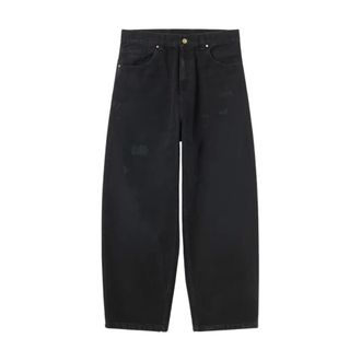 Carhartt Work in Progress Carhartt Wip, Loose-fit Jeans, male, Black, Size: S Brandon Pant