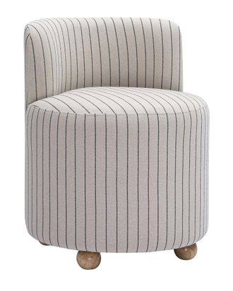 TOV Furniture Tov Furniture Hakuna Striped Linen Desk Chair