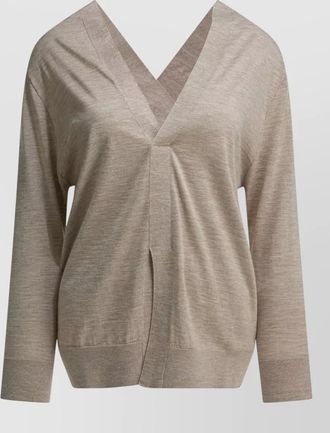 SA SU PHI knitwear v neck long sleeve ribbed edges