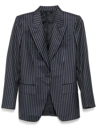 Tom Ford Wool Single-Breasted Blazer Jacket-Donna