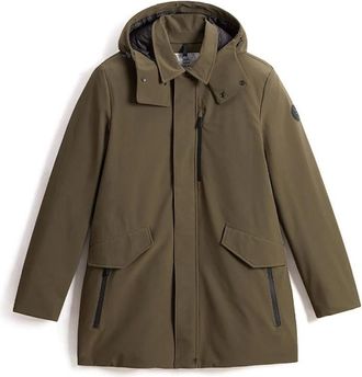 Woolrich Barrow Mac Soft Shell Jas - Heren - Parka Jassen - Groen - M - Leer - Jassen