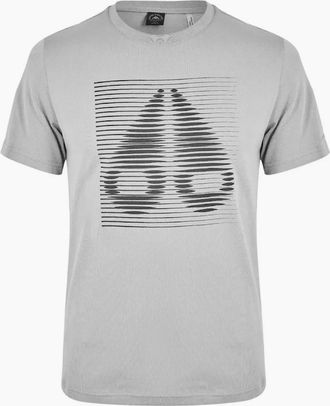 Moose Knuckles Mens Moose Knuckles Raydaze T-Shirt 1892 Industry - Grey - Size: 36