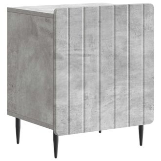 vidaXL Armario De Noche Gris Hormig&oacute;n 43 X 34,5 X 52 Cm Vidaxl