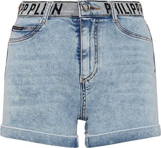 Philipp Plein Denim Korte Broek