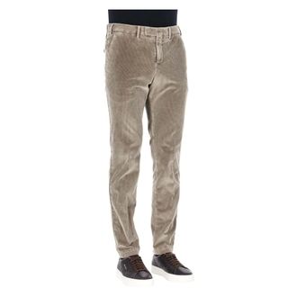 Pantaloni Torino Pantalone in velluto coste 500 righe Master fit - male - PT Torino - Slim-fit Trousers - Gray - L - Trousers