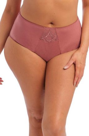 Elomi Cate Full Figure High Waist Briefs in Rosewood at Nordstrom, Size Xx-Large