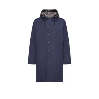 Moncler Moncler Kervoyal Hooded Long Down Parka, Men, Blue, Size: 2