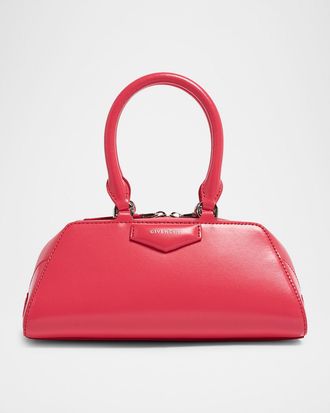Givenchy Antigona East-West Top-Handle Bag in Box Leather