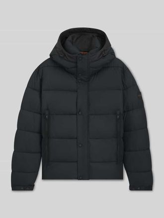 Boss Orange by Hugo Boss BOSS Orange Regular Fit Steppjacke aus wasserabweisendem Material Modell OMARIS in Black, Gr&ouml;&szlig;e 54