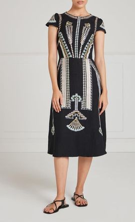 Temperley London Avalon Dress in Black at Nordstrom, Size 12