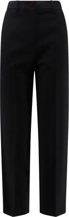 Alysi Rtw... Zwart - Dames - Straight fit broeken - Zwart - L - Wol - Broeken