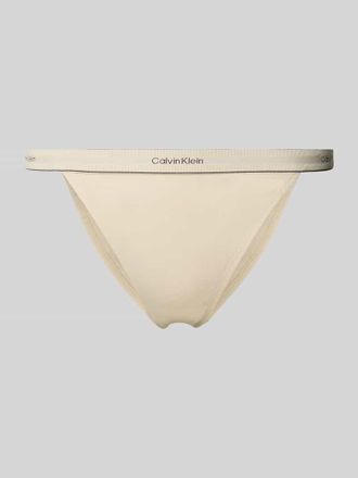 Calvin Klein Underwear Tanga mit Logo-Stitching Modell Redefined in Beige, Größe XL