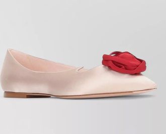 Roger Vivier cotton ballerina shoes