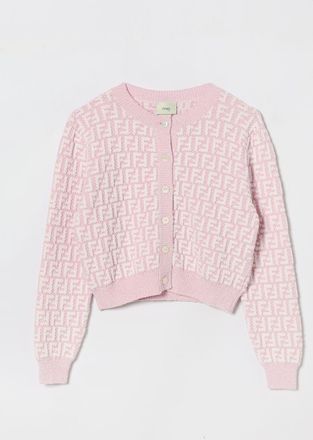 Fendi Cardigan Fendi in misto cotone con motivo monogram