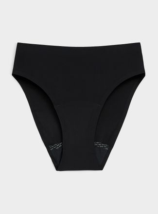 Knix Womens No-Show ultra-thin high-cut high-waist period panty Absorption: moderate
