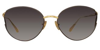 Linda Farrow FIELDER LFL1455 C2 Womens Sunglasses Black Size 61