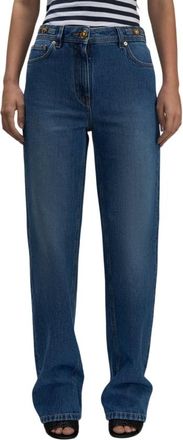 Versace Straight Leg Denim Jeans, Size 25