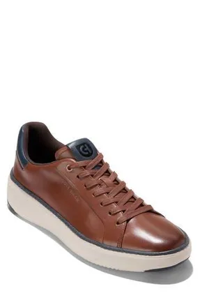 Cole Haan GrandPro Topspin Sneaker in Dk Sequoia/Navy Blazer/Lt Sesame at Nordstrom Rack, Size 10.5