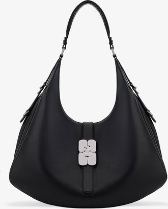 Ganni Black Large Kat Bag