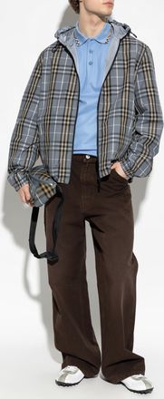 Burberry Polo Eddie, Mens, Blue