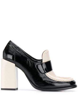 Ami Mocassini con punta quadrata - Nero