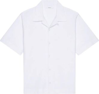 Givenchy Camicia a maniche corte con collo a revers - Bianco