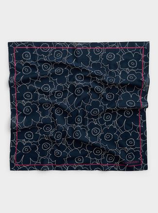 Marimekko Womens Pesofati Piirto Unikko floral scarf