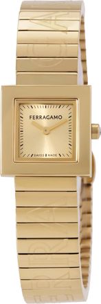Ferragamo Portrait Quartz Champagne Dial Ladies Watch SFJT00525