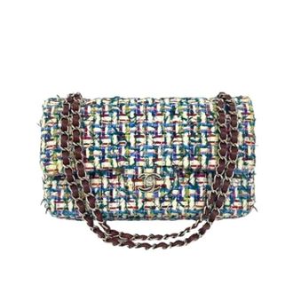 Chanel Pre-owned Vintage Tweed Shoulder Bag - Dames - Pre-owned - Veelkleurig - Maat: ONE Size Tweed