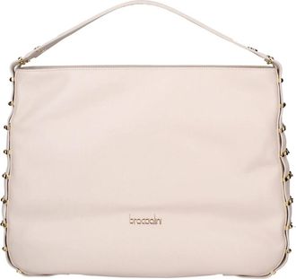 Braccialini Erisia Schoudertas - Dames - Tassen - Beige - Maat: ONE Size Leer