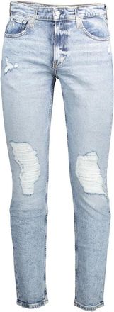 Calvin Klein Light Blue Cotton Men Jeans - male - Calvin Klein - Slim Fit Jeans - Blue - W29 - Jeans