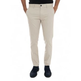 HUGO BOSS Chinos, male, Beige, W35, Chino Slim Cotton Trousers