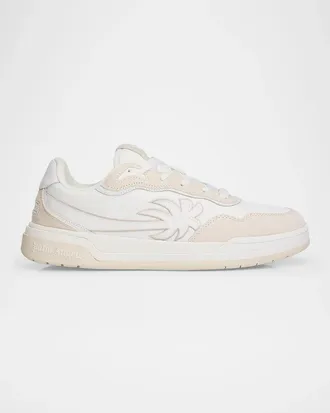 Palm Angels Men & apos;s Palm Canvas Tennis Sneakers